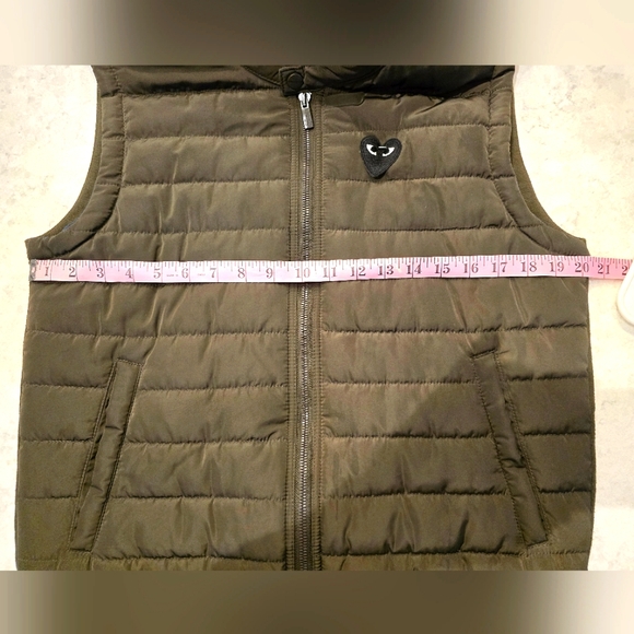 Zara Man Green Lightweight Puffer Vest Size Large - Picture 3 of 4